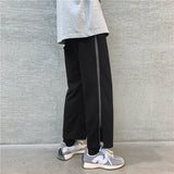 Men Pants Thin Sports Straight Pants