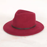 Fedora Golf Hats Fall/Winter Woolen Hat Women's Retro