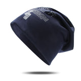 Mens Beanies Spring and Autumn Toque Printed Letters Confinement Cap Hiphop Men Women Sleeve Cap