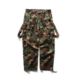 Men's Multi-Pocket Camouflage Cargo Pants Men's Street Large Size Retro Sports Trendy Baggy Straight Trousers Men Pants