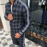 Men Tracksuit Set Jogging Suits Men's Sports and Leisure Suit Men's Outdoor Sportswear Jacket Trousers Two-Piece Suit