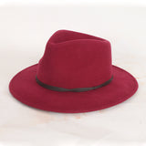 Fedora Golf Hats Fall/Winter Woolen Hat Women's Retro