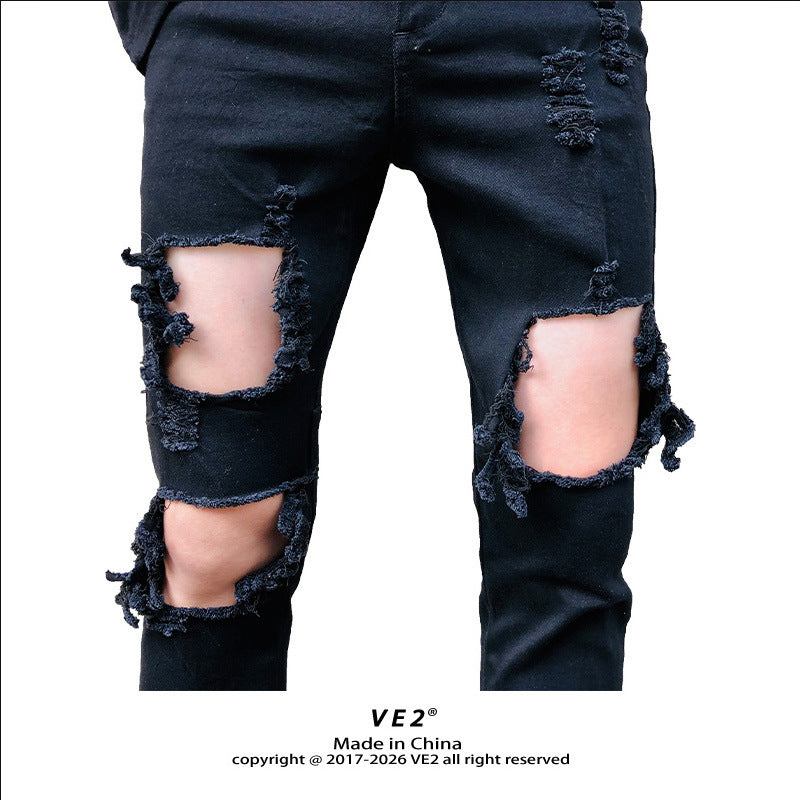 Jeans Men's plus Size Retro Sports Trousers Straight Men's Men Denim Pants