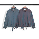 Fog Essentials Zipper Sweatshirt Autumn Fog 6 Th Season Main Line Laser Gradient Ribbon Half Zipper Trench Coat