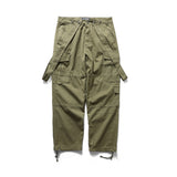 Men's Multi-Pocket Camouflage Cargo Pants Men's Street Large Size Retro Sports Trendy Baggy Straight Trousers Men Pants