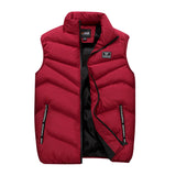 Men's Vest Casual Sleeveless Jacket Men Jacket Vest Man Autumn Winter down Cotton-Padded Vest Men