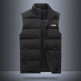 Men's Vest Casual Sleeveless Jacket Men Jacket Vest Man Autumn and Winter Vest Solid Color Vest