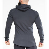 Gyms Fitness Men Sports Hoodie Bodybuilding Workout Jogging Men's Athletic Sweatshirts Fitness Bodybuilding Sports Leisure Slim Fit Running Basketball Sports and Leisure Sweater Coat