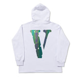 Vlone Hoodie Men's Loose Oversize Couple Hooded plus Size Sports Sweater