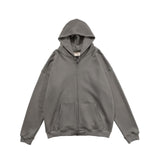 Fog Essentials Zipper Hoodie Autumn and Winter Simple Solid Color Letters Men and Women Same Style Hooded Zipper Sweatshirt