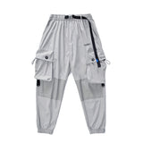 Ankle Banded Pants Men's plus Size Retro Sports Multi-Pocket Cargo Pants Street Trendy Casual Pants Men Pants
