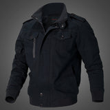 Veste Homme Mi Saison Men's Cotton Washed Jacket Men's Jacket Casual Men's Youth Stand Collar Spring and Autumn Men's Jacket Jacket