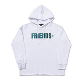 Vlone Hoodie Men's Loose Oversize Couple Hooded plus Size Sports Sweater