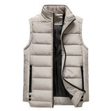 Men's Vest Casual Sleeveless Jacket Men Jacket Sleeveless Autumn and Winter Horse Men's Cotton Top