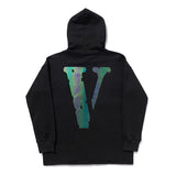 Vlone Hoodie Men's Loose Oversize Couple Hooded plus Size Sports Sweater