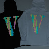 Vlone Hoodie Men's Loose Oversize Couple Hooded plus Size Sports Sweater