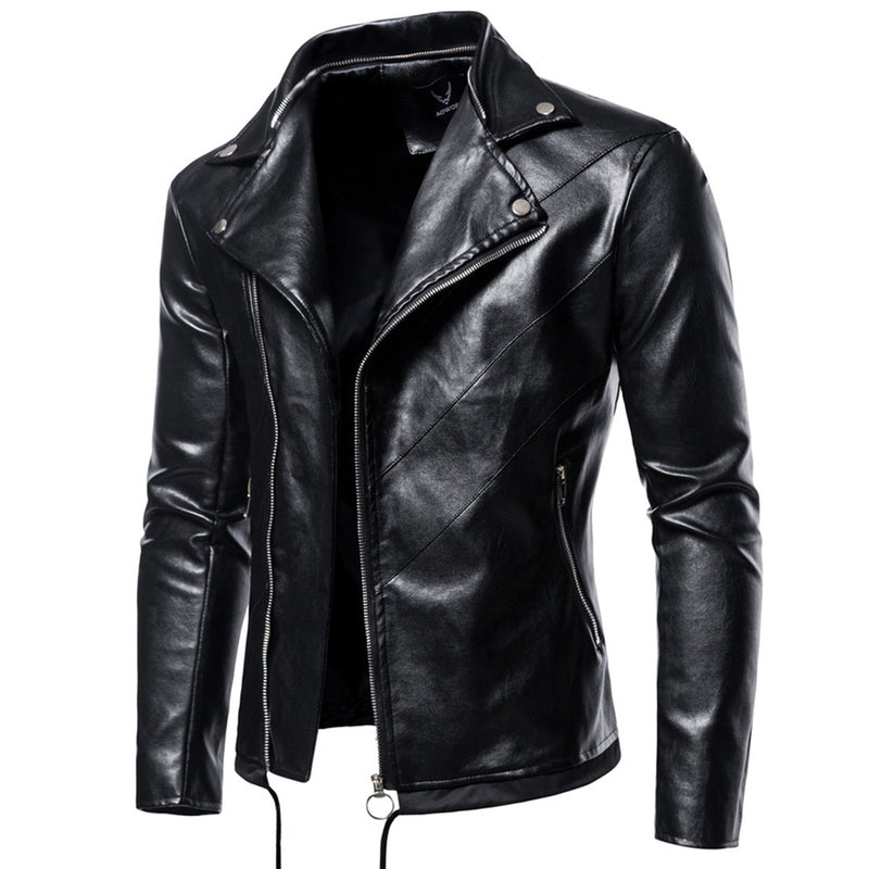 Men's Clothing Fall plus Size Men's Hat Motorcycle Leather Coat Leather Jacket Coat plus Size Retro Sports Men Coat Men Winter Outfit