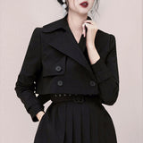 Women Skirt & Blzer Suit Uniform Designs Formal Style Office Lady Bussiness Attire Long Sleeve Short Coat Pleated Skirt