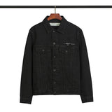 Arrow Denim Jacket Jean Coat Ow Tape Arrow Men And Women Couple Denim Jacket Coat Owt