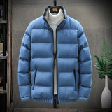 Doudoune Cotton-Padded Coat Men's Winter Thickening Trendy Sports Coat Cotton-Padded Jacket Leisure Warm Fur Collar down Cotton Quilted Jacket