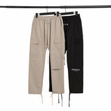 Fog Essentials Pants Reflective Drawstring Overalls Pocket Pants