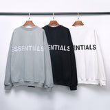 Fog Sweatshirt Double Line LightReflecting Hoodie Pullover Terry Bottoming Shirt fear of god