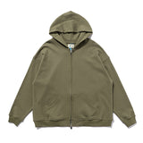 Fog Essentials Zipper Hoodie Gray High Street Casual Men's and Women's Same Zipper Hooded Sweater