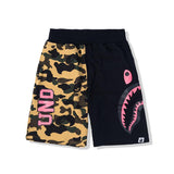 A Ape Print Shorts Color Matching Camouflage Color Printing Cotton Shorts Men's Summer Shorts