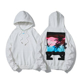 Coconut Arrow 3d Printed Cotton Pullover Hooded Sweater