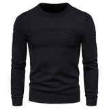 Men's plus Size Retro Sports Autumn Men's Knitwear Pullover round Neck Bottoming Shirt Sweater Men Winter Outfit
