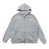 Fog Essentials Zipper Hoodie Gray High Street Casual Men's and Women's Same Zipper Hooded Sweater