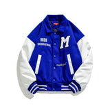 Varsity Jacket for Men Baseball Jackets Winter Men's Jackets Vintage Baseball Uniform Loose Thickening Keep Warm Jacket