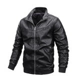 Hand Painted Leather Jackets Autumn Leather Coat Men's Clothing Motorcycle Clothing Men's plus Size Leather Jacket Pu Jacket