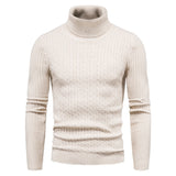Men Pullover Sweater Men's Sweater Autumn Men's Knitwear Turtleneck Slim Bottoming Shirt Sweater