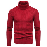 Men Pullover Sweater Men's Sweater Autumn Men's Knitwear Turtleneck Slim Bottoming Shirt Sweater