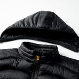 Doudoune Casual Winter Solid Color Coat Men's Clothing Hooded Cotton-Padded Coat