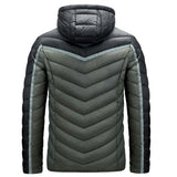 Doudoune Cotton Coat Men's Autumn and Winter Warm Jacket plus Size Casual Fashionable Men's Cotton Clothes