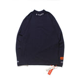 Heron Preston Turtleneck Solid Color Embroidered Cotton Base Shirt Men's and Women's Pullover Long Sleeve T-shirt