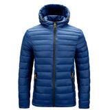 Doudoune Autumn and Winter Large Size Men's Hooded Cotton-Padded Jacket Lightweight Coat