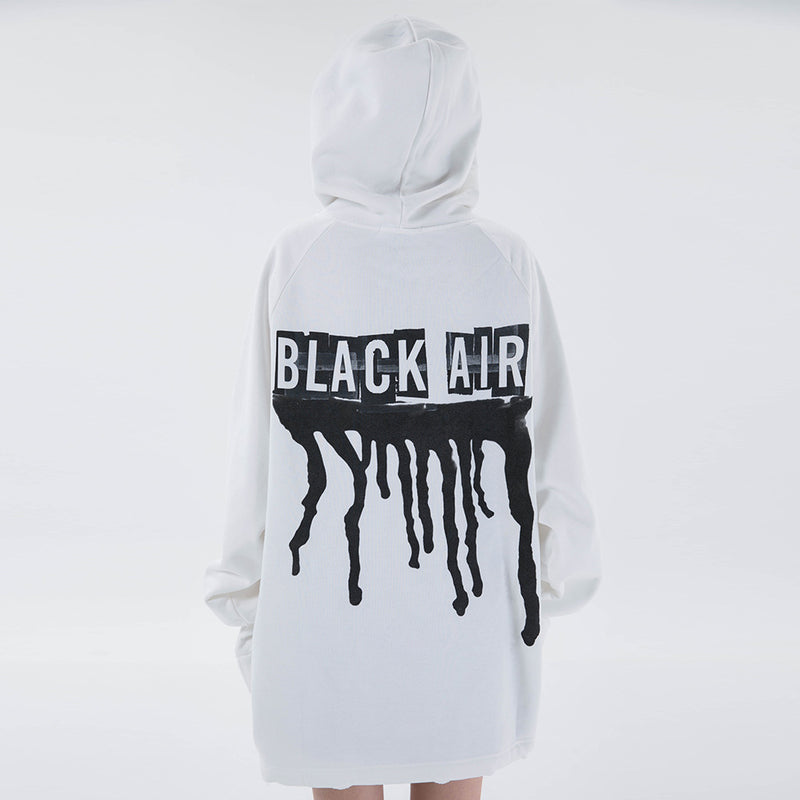 Character Print Men's plus Size Retro Sports Jacket Casual Loose Pullover Fleece Lined Sweatshirt Men Thermal Hoodie