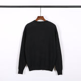Fog Sweatshirt Male and Female Large Size Loose Chest YarnDyed Alphabet Knitting Crew Neck Pullover Sweater fear of god