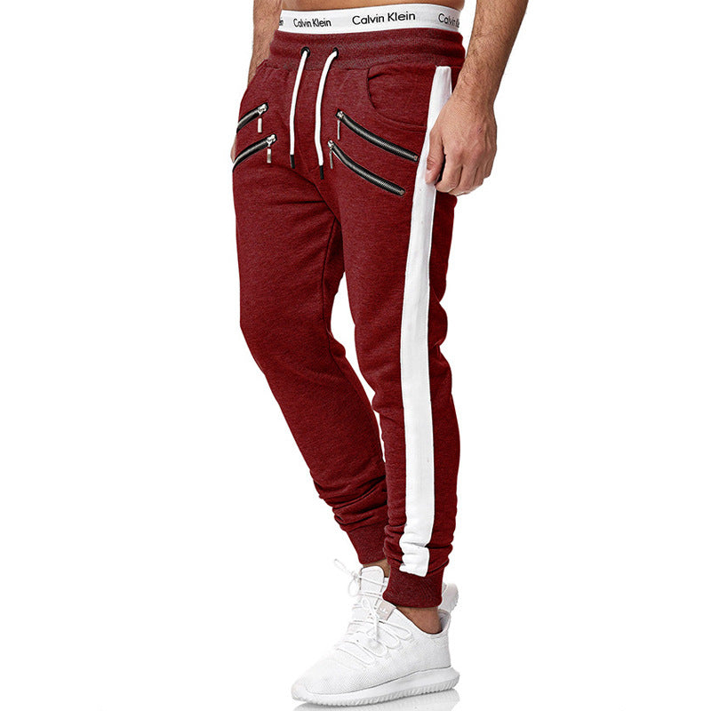 Mens Sweatpants Fashion Men's Outdoor Casual Pants Fashion Men's Trousers Stitching Men's Pants