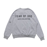 Fog Sweatshirt Printed Men's and Women's Same Casual round Neck Long Sleeve Sweater fear of god