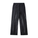 Jeans Men's plus Size Retro Sports Trousers Straight Pants Street Loose Casual Trousers Men Denim Pants