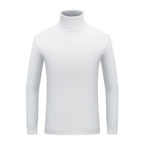 Winter Men's Solid Color Slim Fit Turtleneck Pullover Knitwear Large Size Fashion Trend Casual Bottoming Shirt Men Pullover Sweaters