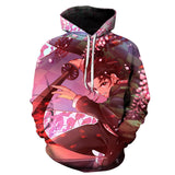 Demon Slayer Hoodie Sweatshirts Anime Casual Pullover Spring and Autumn Fashion Anime Print Hooded Pullover