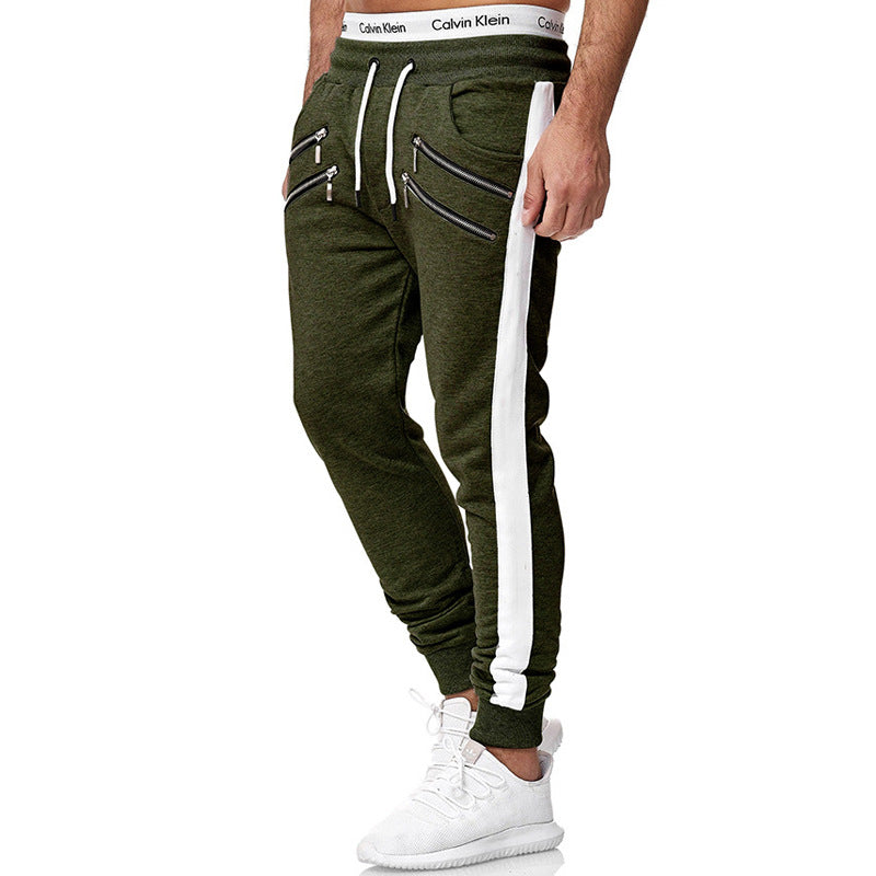 Mens Sweatpants Fashion Men's Outdoor Casual Pants Fashion Men's Trousers Stitching Men's Pants