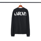 Fog Essentials Long Sleeve round Neck Sweatshirt Fog X Aarmy Joint Name Limited Black Logo Letter Printed Long Sleeve