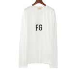 Fog Sweatshirt Essentials Long Sleeve round Neck Sweater Long Sleeve 'Fg' Tee FG Jerry Same Long Sleeve