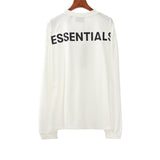Fog Essentials Long Sleeve round Neck Neck Sweatshirt Double Line High Street Back 3M Reflective Men's and Women's Same Long Sleeve